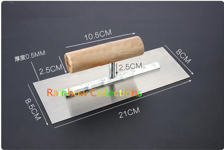 210x85mm-High-Quality-Stainless-Steel-Blade-Wood-Handle-Plaster-Trowel-Construction-Concrete-Spatula-Tool-Free-Shipping - 