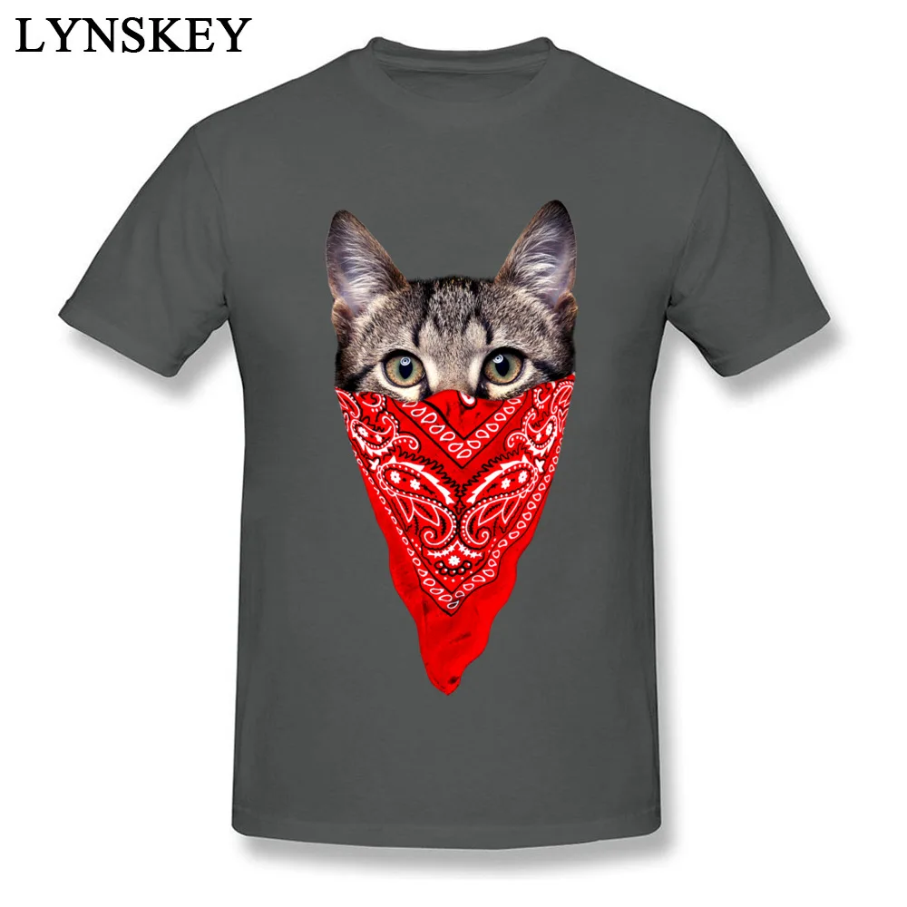 3D Printed Tops T Shirt for Men Hot Sale Summer/Fall Round Collar 100% Cotton Short Sleeve T-shirts Gangster Cat Printed Tee-Shirt Gangster Cat carbon