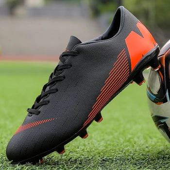 

Soccer Shoes Football Boots Turf Indoor Men Kids Cleats Training High Ankle Sport Sneakers Long Spike Sport Shoes Men Sneakers