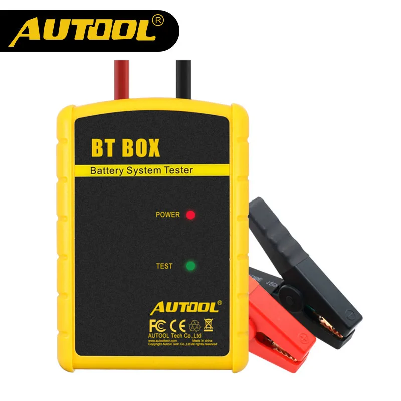 AUTOOL BT BOX 12V Battery Tester Multi function Automotive Charge Cranking Analyzer Car Diagnostic font b