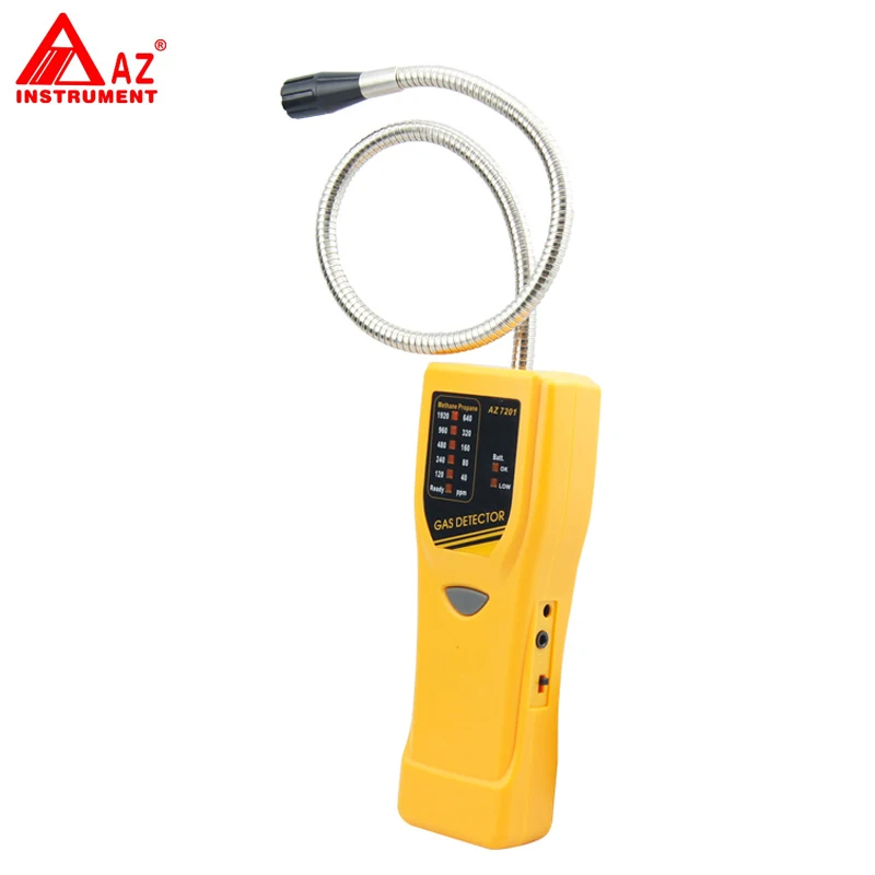 AZ-7201 ручной тип Пропан Газовый тестер для проверки герметичности, метан газовый детектор утечки тестер