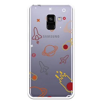 

Stand case costume drawing Space WP018 for Samsung Galaxy A8 2018