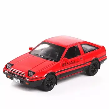 

NEW 1:32 model simulation Baby toy Alloy Sports Car Sound Light Pull Back Toy Car for AE 86car toy gift