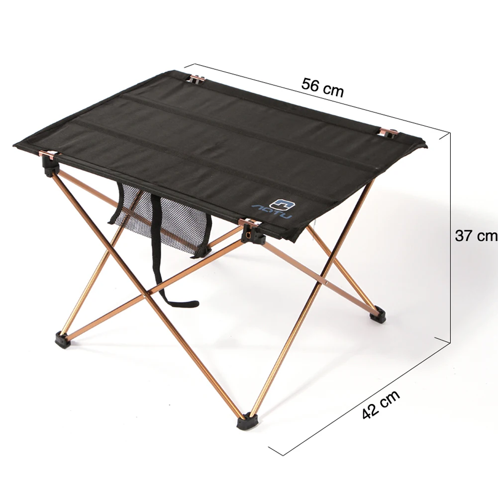 Легкий алюминиевый сплав портативный складной стол для кемпинга открытый активностей складной стол для пикника барбекю L56* W42* H37cm