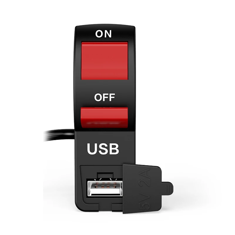 

Motorbike USB Charging Switch Waterproof 12V Quick Charger for Mobile Phone Motorbike Supplies CSL88