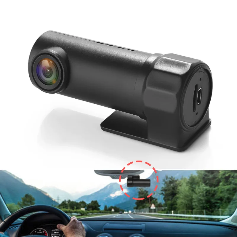 Mini 1080P HD Car Camera DVR Dash Cam Recorder with WiFi G-sensor Parking Mode Loop Recording Car Electronics Accessories