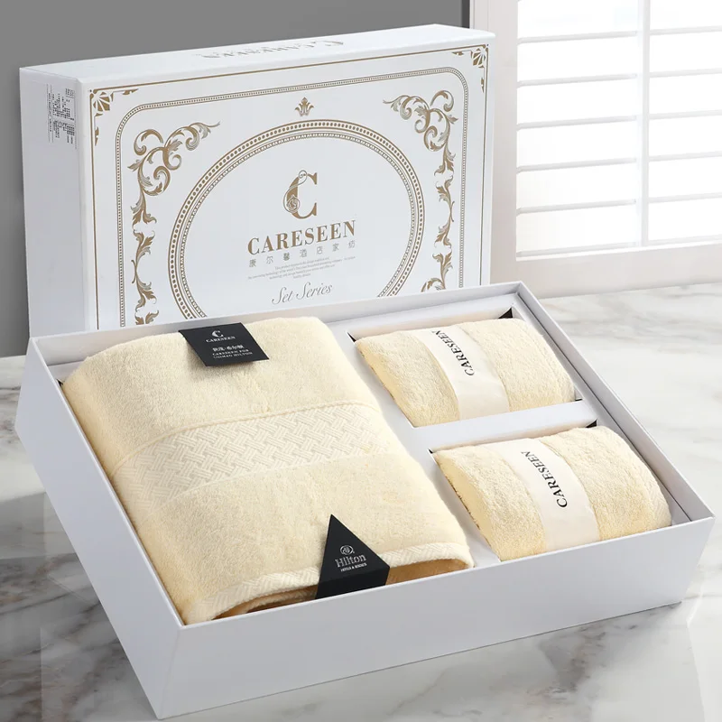 Günstig Hotel Bad Handtücher für Erwachsene Baumwolle Ermächtigt Hohe Qualität Bad Handtuch Baumwolle Handtuch Geschenk Box Handtuch Bad Handtuch Sets B5T237