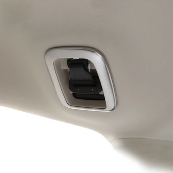 

For Geely Atlas 2016 2017 2018 Stainless steel Car Accessories Seat safety belt Panel Cover Trim Car Decoration Styling Sticker