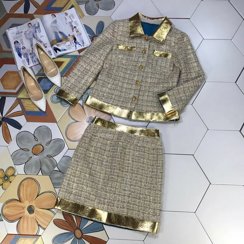WD07177 Fashion women's Sets 2019 Runway Luxury Brand European Design party style women's Clothing