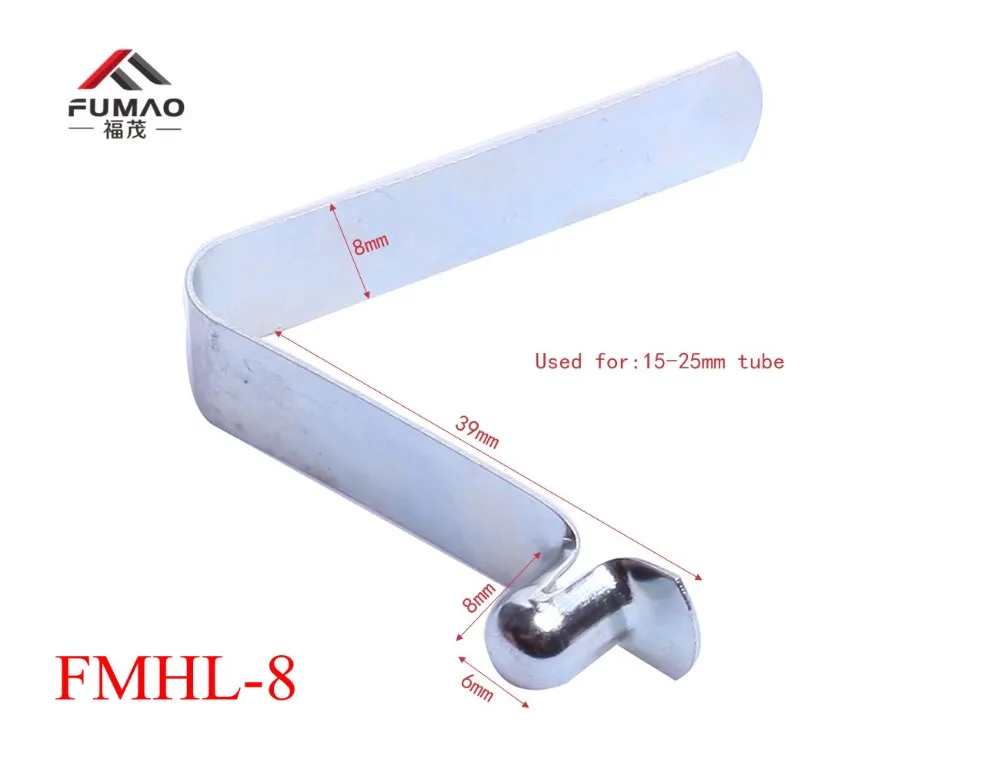 

Tent pegs for pipe clamp, Snap Button Clip