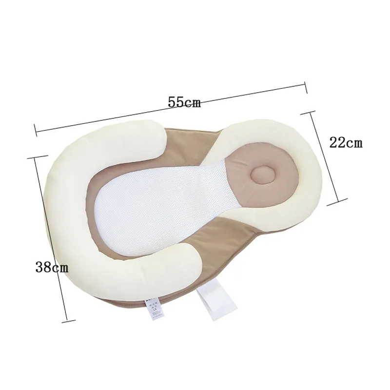 Органический хлопок детская Защитная Подушка позиционер сна новорожденный Многофункциональный предотвращает плоскую форму головы подушка для защиты от опрокидывания