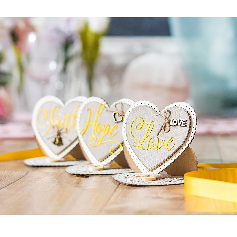 

Heart Shaped Word "Love" Metal Cutting Dies Stencils Photo DIY Scrapbooking Album Paper Cards Craft Decor Embossing New 2018