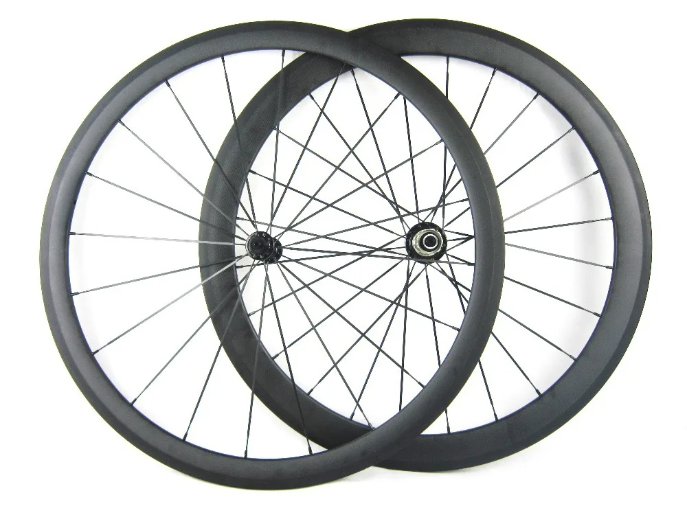 Front 38mm Rear 50mm Mix Carbon Bike Wheel Set Tubular Clincher Bike