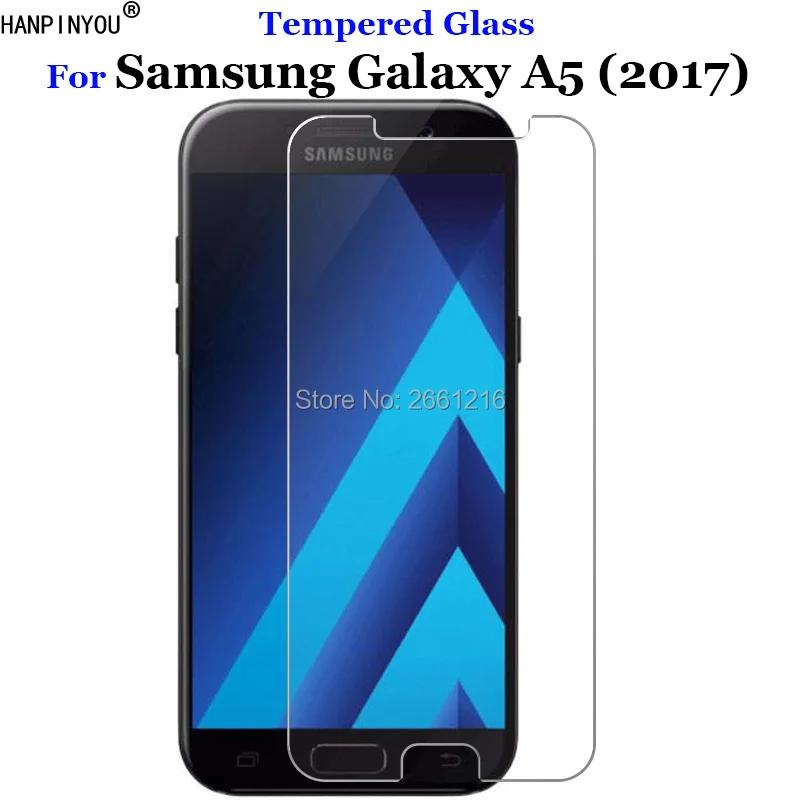 A5 2017 A520 закаленное стекло 9H 2.5D Премиум Защитная пленка для экрана Samsung Galaxy (2017) A5200