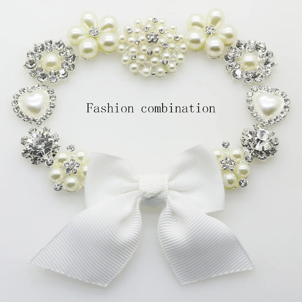  2018 New 11Pcs/Set Handmade combination buttons metal Buckles Invitations decor button Crystal fash - 32883786457