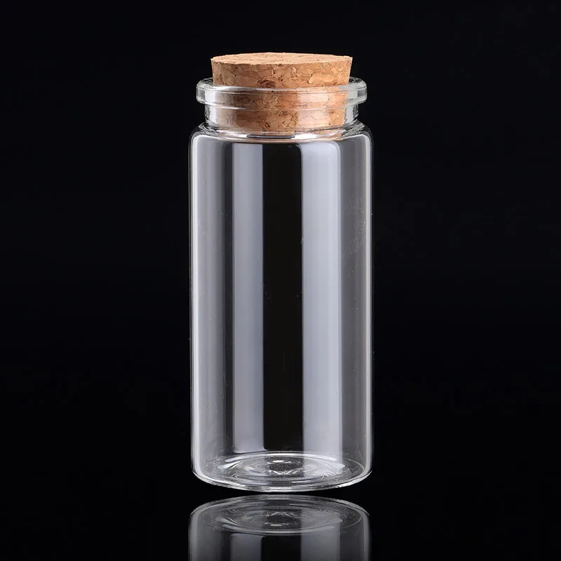 36 x 65ml Quality Cork Glass Bottle for Wedding Favor Storage Gift Jar