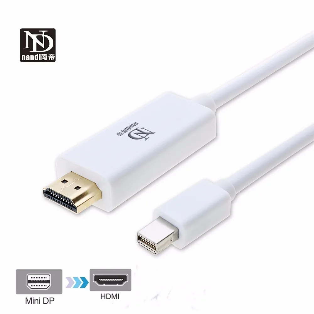 Thunderbolt 2 к hdmi кабель адаптер mini displayport к HDMI кабель конвертер мужчин и мужчин для Macbook Pro Air hdtv