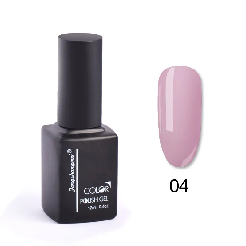 Fengshangmei 12 мл Гель-лак для ногтей цветной лак для ногтей профессиональный дизайн УФ-гель лак замачиваемый Гель-лак - Цвет: C4