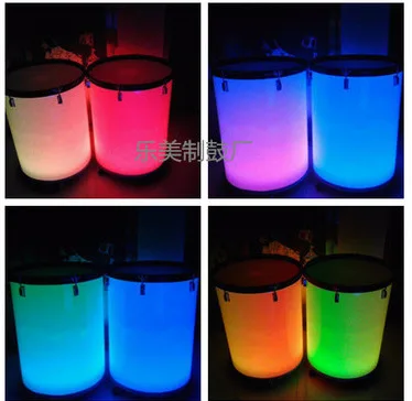 

1Frosted Water Drum Colorful LED Passion Voice Transparent Flying Child