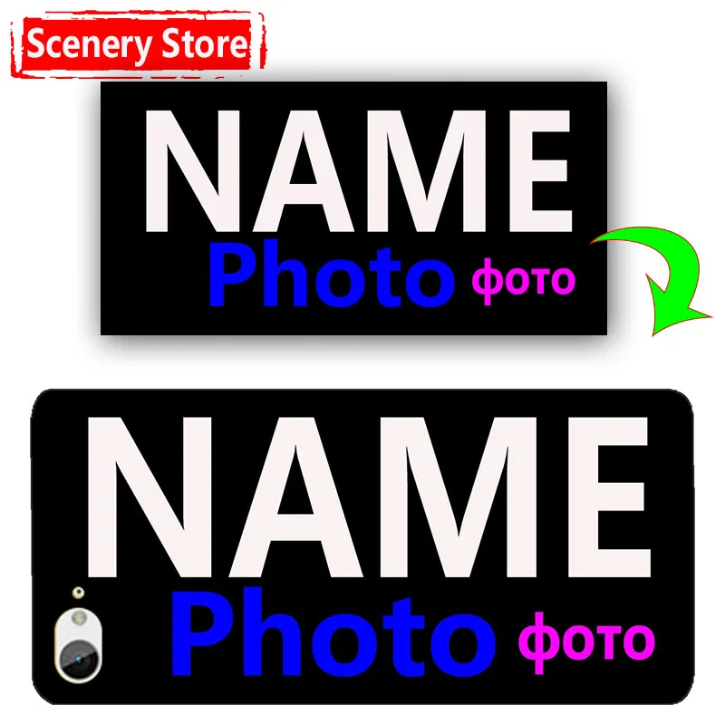 Customiz Name Letter Photo Picture Cell Phone Case For Lenovo ZUK Z2 5.0&quot DIY Back Cover Shell | Мобильные телефоны и