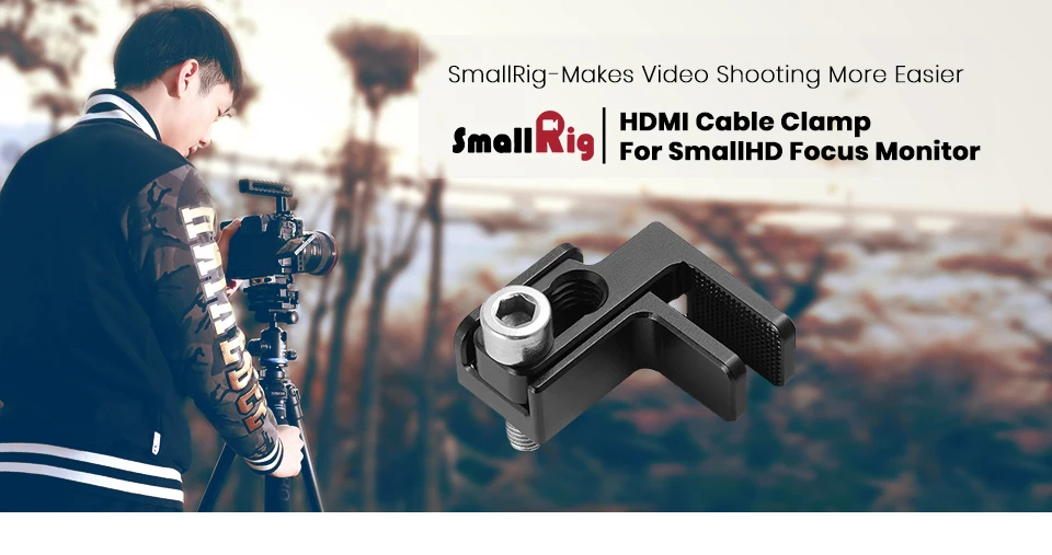 SmallRig HDMI Кабельный зажим для SmallHD Focus Monitor Cage-2101