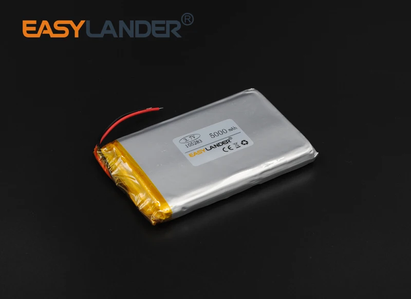 3 7V 5000mAh Rechargeable li Polymer Li ion Battery For GPS PSP MP3 font b SPeaker