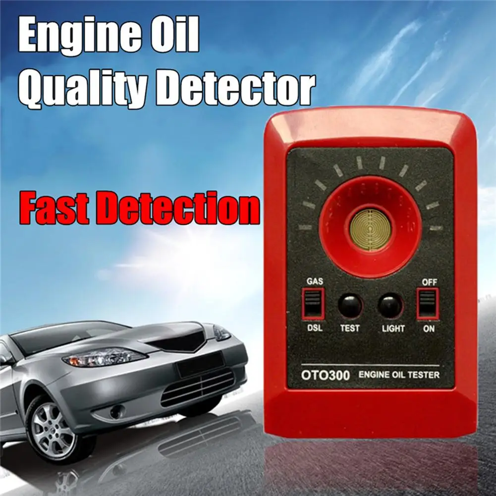 

Portable Engine Oil Tester Trucks Motor Engine Oil Quality Tester Gas Diesel Analyzer Digital Detector High Precision Detection