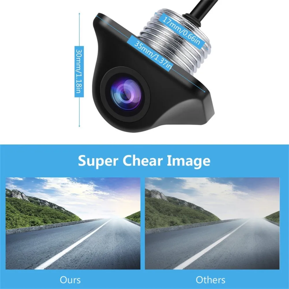 Buy Automobile HD Car Rearview Glass Lens Camera