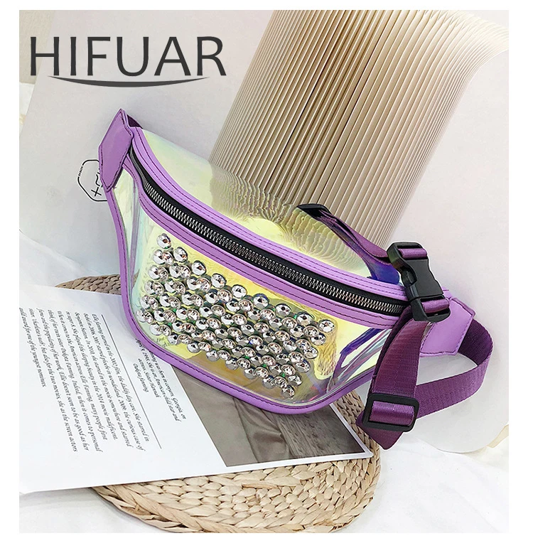 

Women's Waist Bag & Burn Bag Casual Fashion Rivet Decoration Bag Crossbody