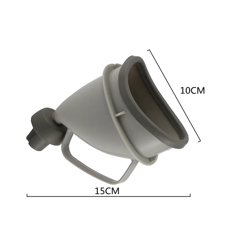 JayCreer унисекс Женский Мужской многоразовый портативный мочесборник для путешествий, походная унитаз Кемпинг писсуар Открытый аварийный сидя St - Цвет: Grey