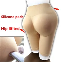 4 silicone butt pads ShortsWomen Briefs Sexy Panties Abundant Buttocks Butt Lifting Pants hip padded panties