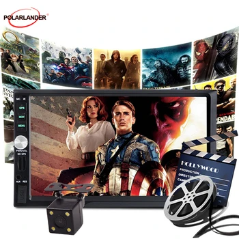 

MP5 MP3/MP4 Players Car StereoVehicle GPS Units Equipment Bluetooth Universal car radio 7 inch 2Din Radio Tuner USB / TF / AUX