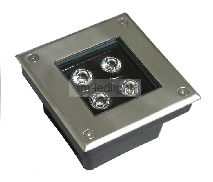 IP67square светодиодный подземный свет 4 Вт 85-265V10pcs/lot Bridgelux RGB теплый белый натуральный белый, подходит для использования в hors sol