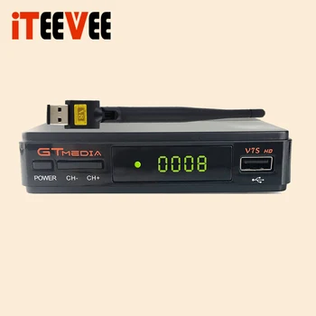

20pcs DVB-S2 Receiver Free sat V7S HD support lines Newcamd PowerVu Biss WiFi 3G Youtube USB PVR GTMedia V7S HD same Freesat V7
