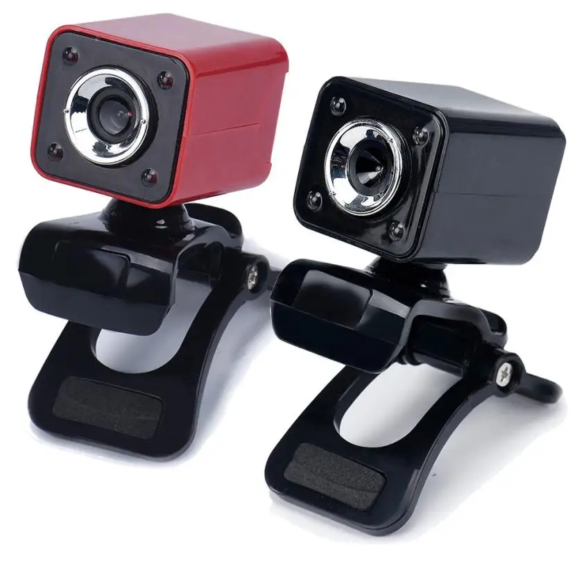 

web camera with mic for computer USB 2.0 0.3MP 4 LED HD Webcam Web Cam Camera with MIC for Laptop Computer webcam usbx3067