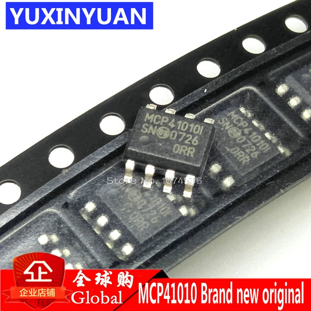 

MCP41010 MCP41010I/SN MCP41010-I/SN 41010 SOP8 100%NEW SOP8 integrated digital potentiometer chip patch new and original 1PCS