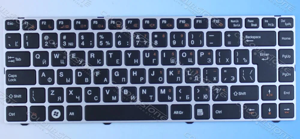 Teclado do Portátil da Rússia para Dns Clevo Qta10 Pk130pr1c08 Mp11p16su6981 Novo - Imagem 3