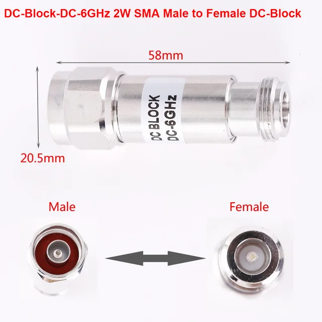 DC 6GHz 2W SMA Male