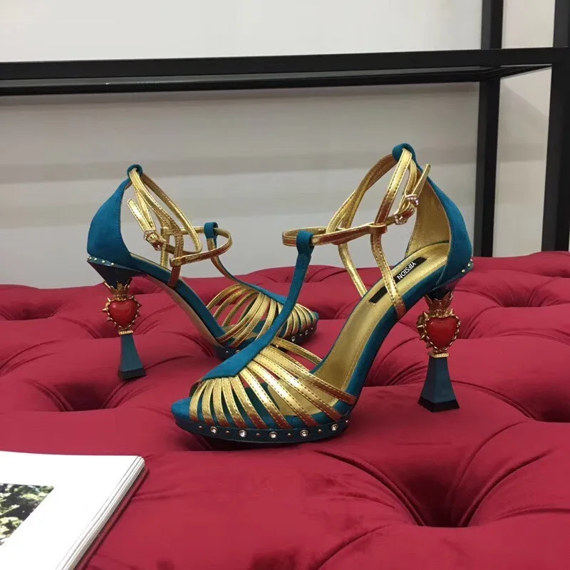YIFSION 2018 New Fashion Genuine Leather Women Summer Sandals Sexy Open Toe Buckle Strap Thin High Heel Sandals Shoes Woman YIFSION 2018 New Fashion Genuine Leather Women Summer Sandals Sexy Open Toe Buckle Strap Thin High Heel Sandals Shoes Woman