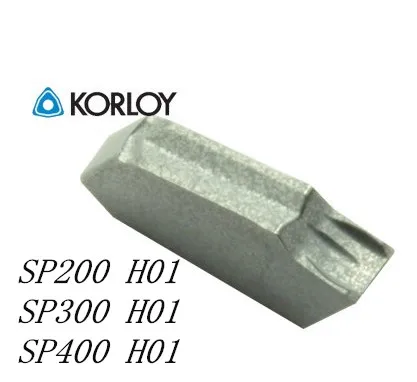 Корейский 10 шт./компл. SP300 H01 CNC твердосплавный алюминиевый режущий диск для