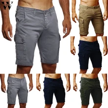 Womail шорты мужские летние модные шорты Свободные шорты Карго с карманами размера плюс 5XL Пляжные Шорты повседневные спортивные шорты J65