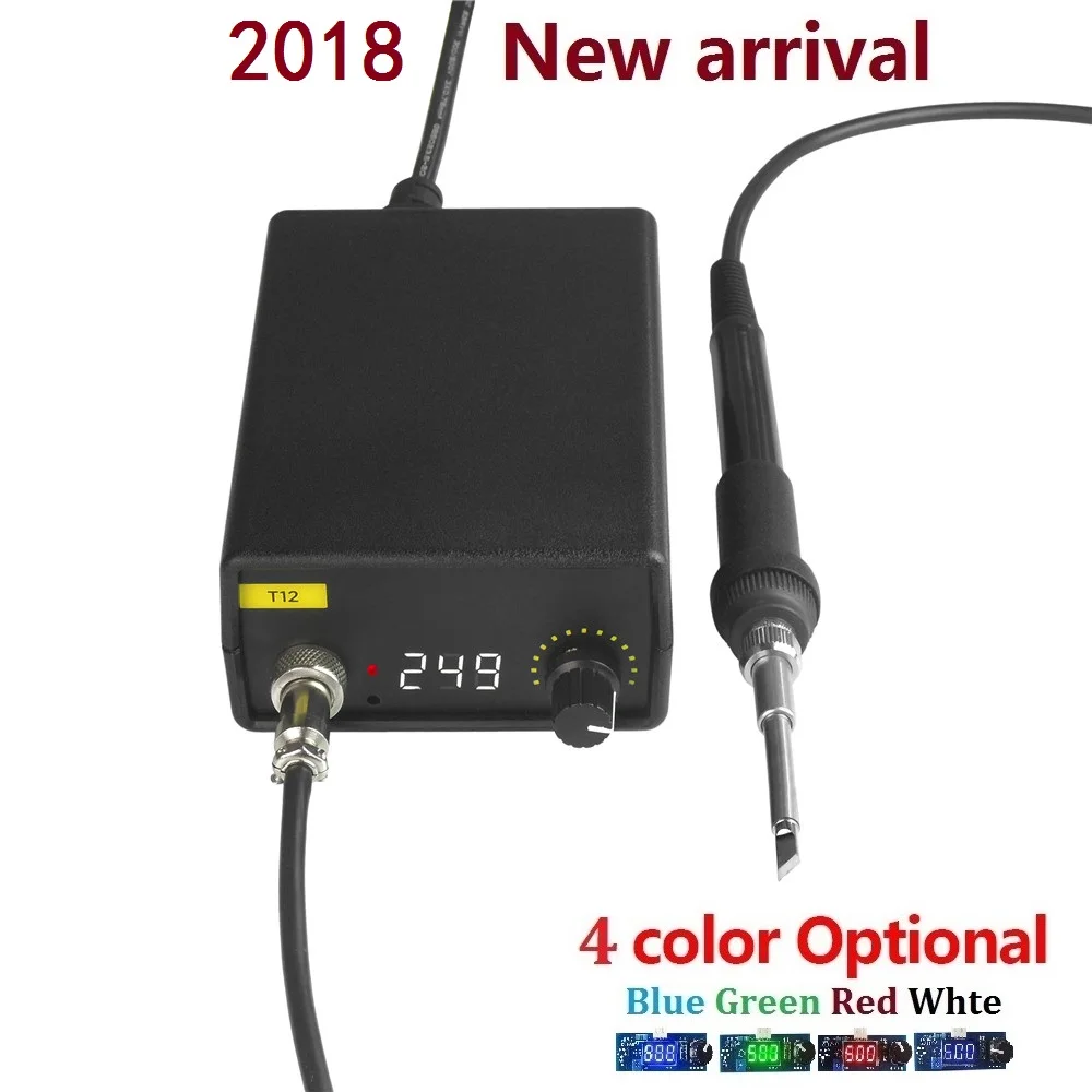 110-220V OLED Soldering Iron Station Temperature Controller For HAKKO T12 Handle