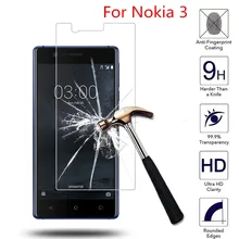 Untuk Nokia 3 Dual SIM 5.0 "2.5D HD Pelindung Layar Anti Gores untuk Nokia 3 Nokia 3 5.0 Inci ponsel Pelindung Guard Film Kasus(China)
