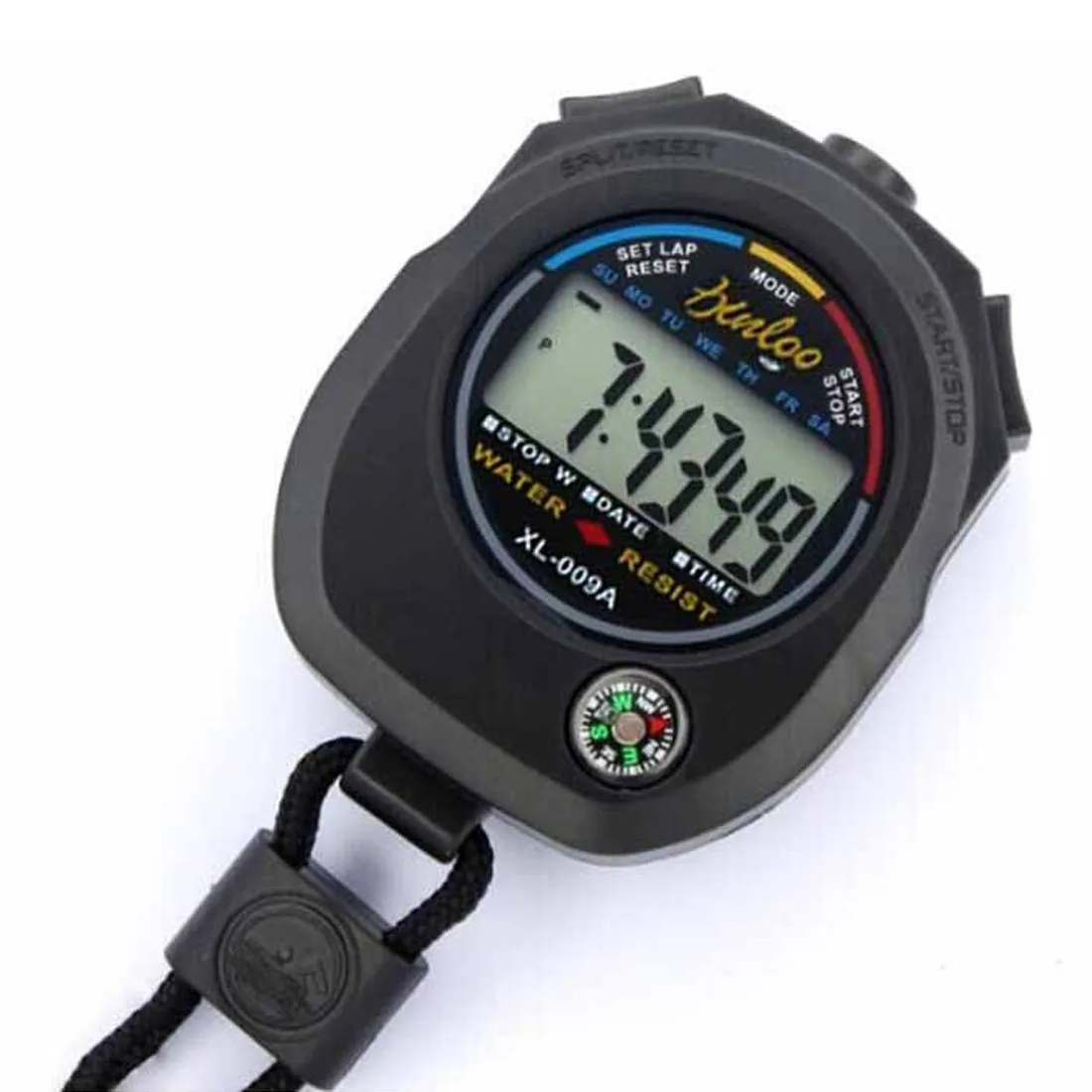 

Chronograph Counter Timer LCD Digital Sports Stopwatch Handheld Sports Stopwatch with Strap Professional