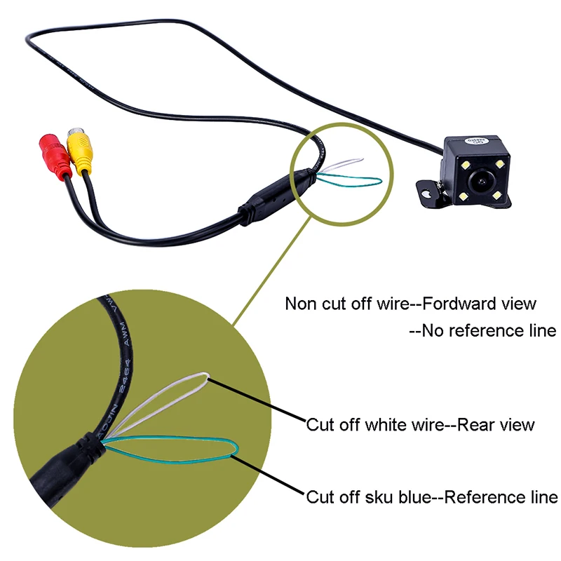 rear view camera with monitor