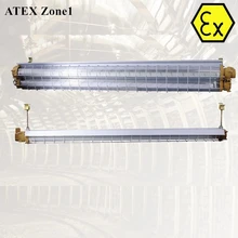 Professional design ATEX certified explosion proof LED tube fixture 2ft 4ft zone 1 explosion proof linear led lights