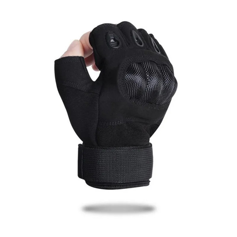 

Half finger gloves Antiskid Outdoor Finger Mittens Winter Thermal Men Fighting army military