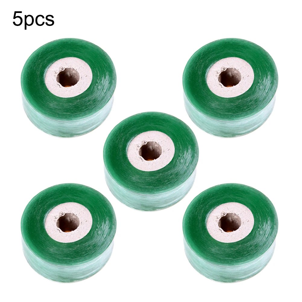 

2.5CM x 100M 5 Rolls Plant Grafting Tape Moisture Barrier Fruit Tree Stretchable Clear Film Bio-degradable Tapes Garden Tools