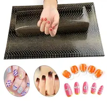 Модная подушка из искусственной кожи для рук и рук, мягкая губчатая подушка для маникюра