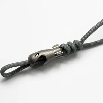 

Titanium Alloy Shark EDC Paracord Beads Knife Beads Umbrella Rope Cord Pendants Lanyard DIY Pendants